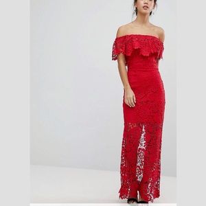 Paper Dolls Petite Ruffle Off Shoulder Sz 6